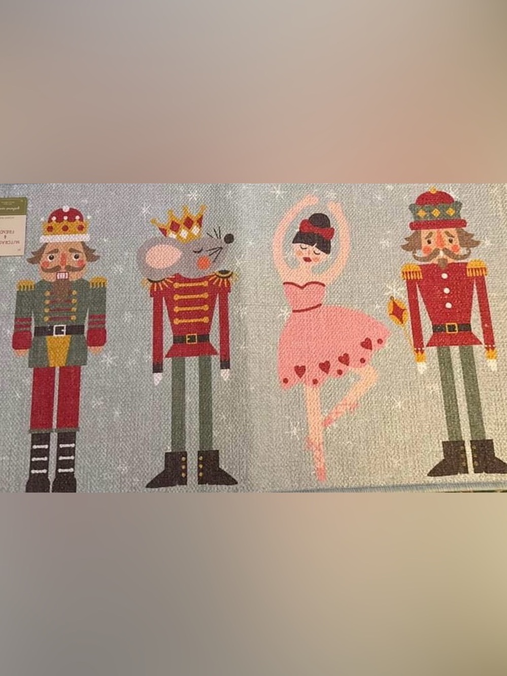 Nutcracker and Ballerina rug